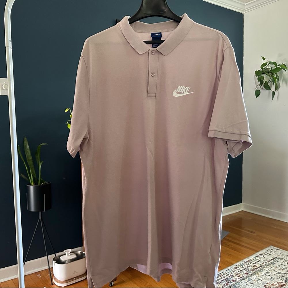COPY - Nike Sportswear golf shirt, XXL in a dusty rose/pink colour